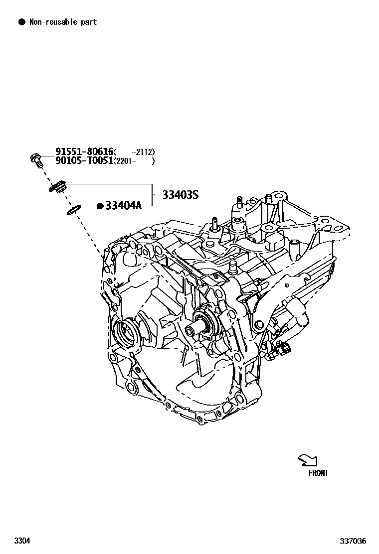 3304 — SPEEDOMETER DRIVEN GEAR (MTM)