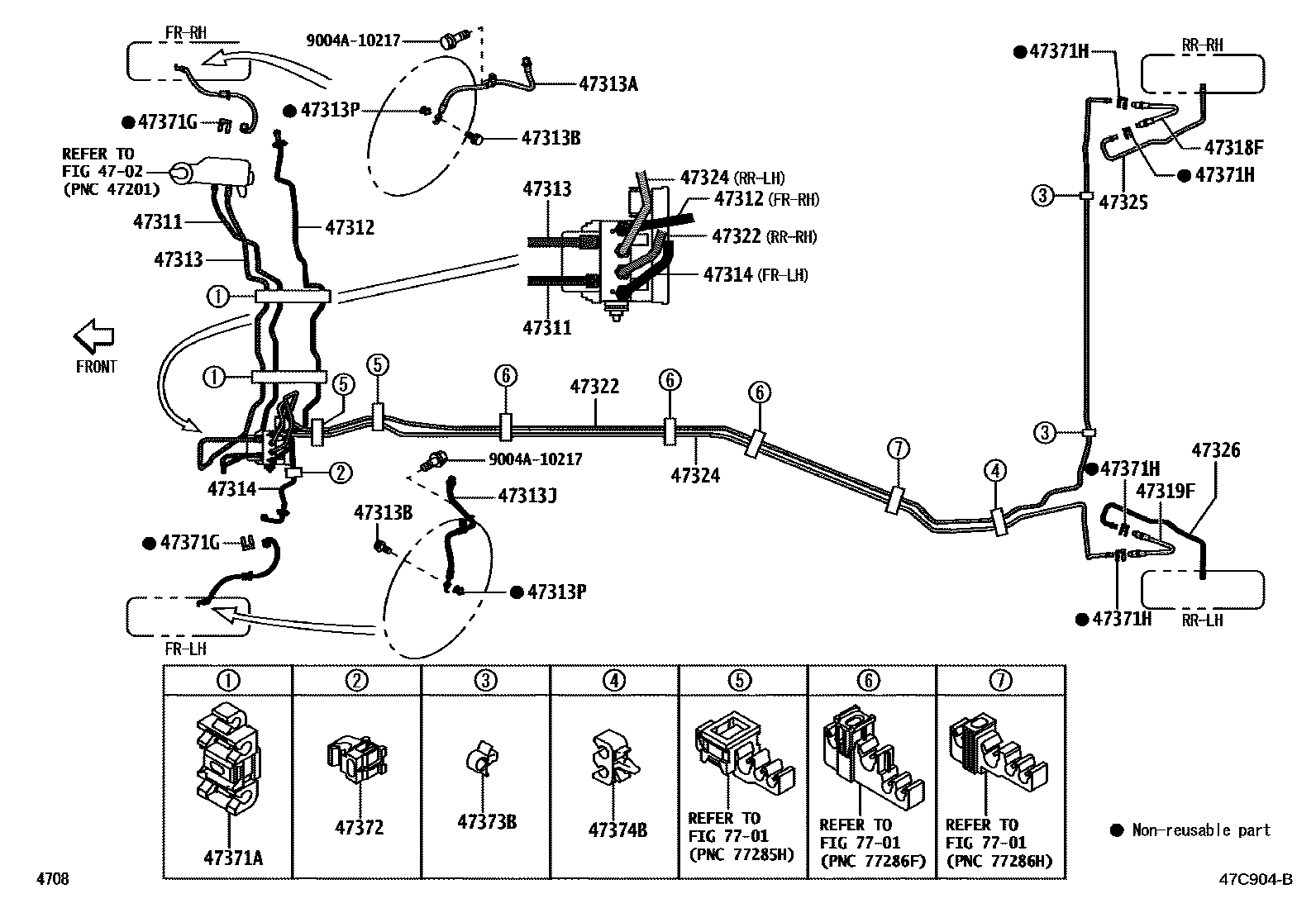 4708 — BRAKE TUBE & CLAMP