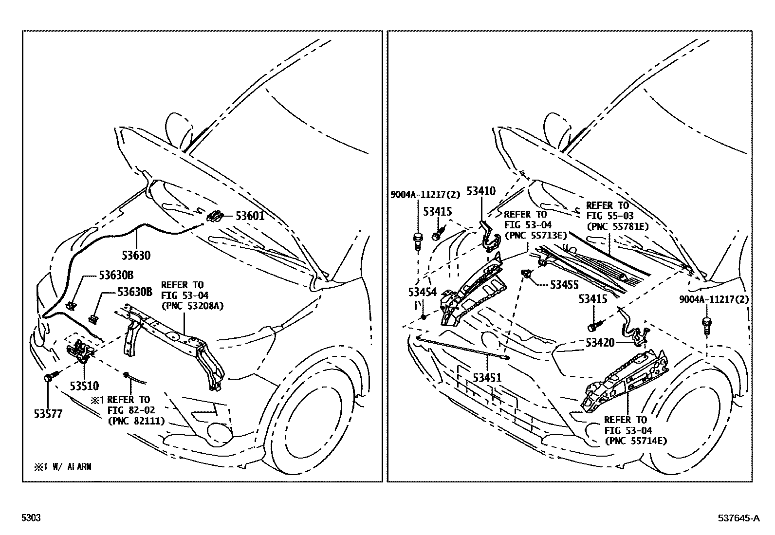 5303 — HOOD LOCK & HINGE