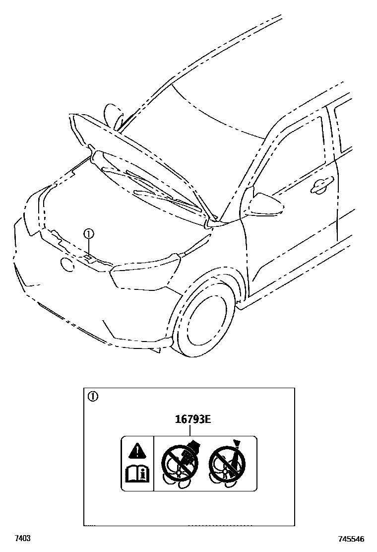 7403 — CAUTION PLATE (EXTERIOR & INTERIOR)