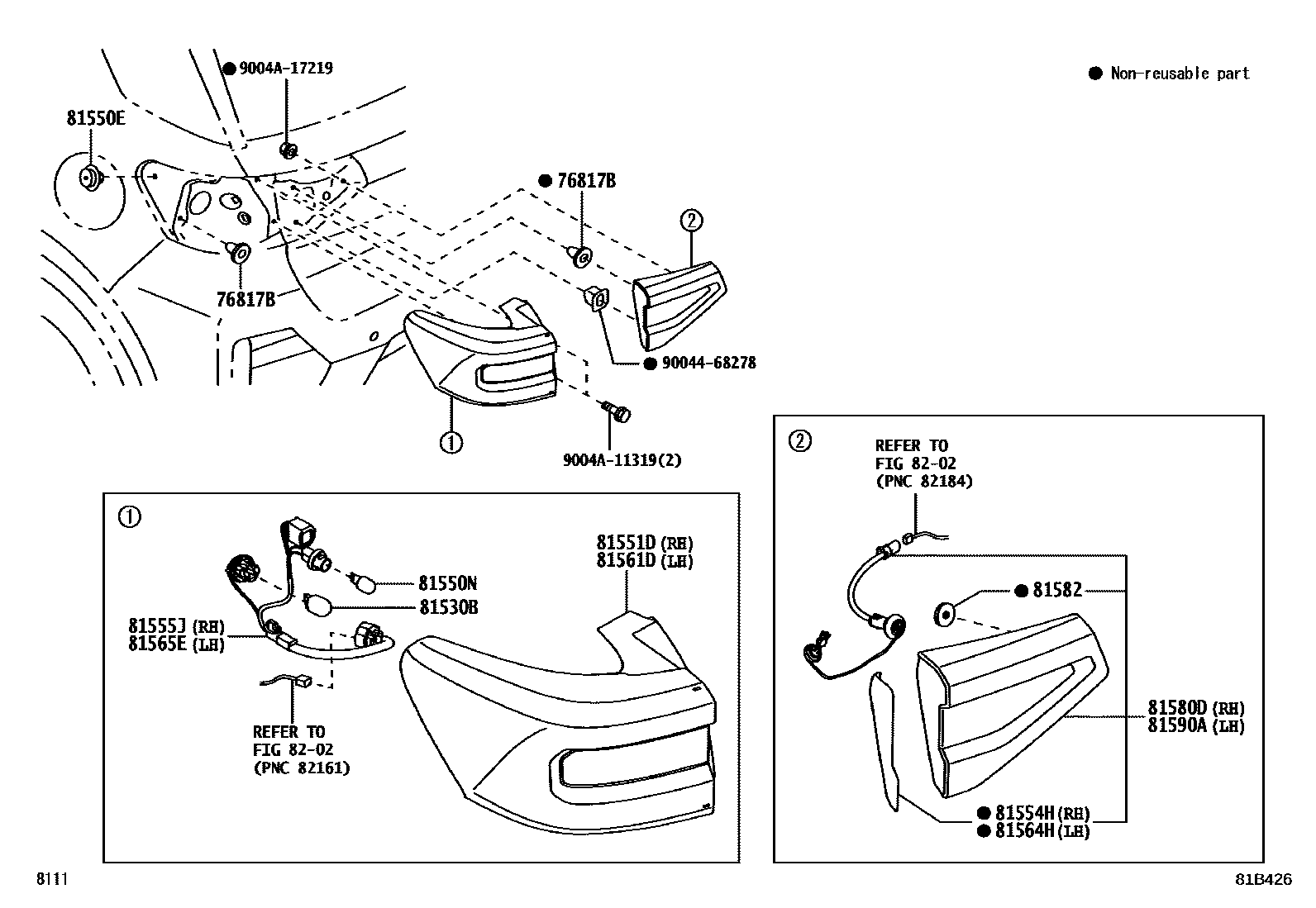 8111 — REAR COMBINATION LAMP