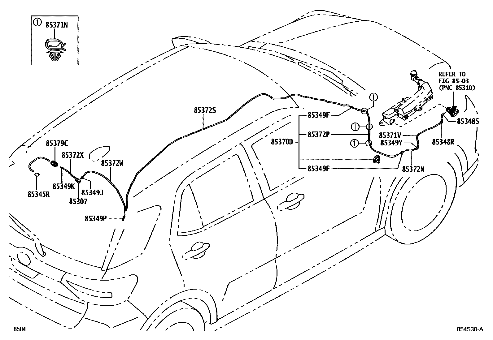 8504 — REAR WASHER