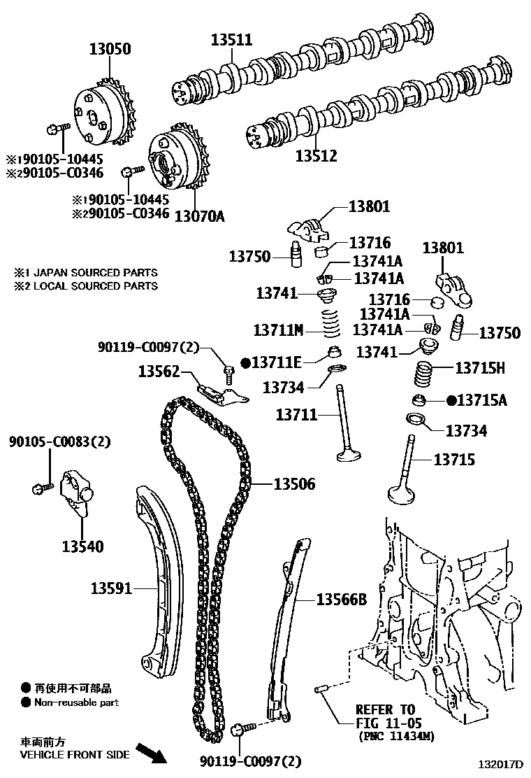 1302 — CAMSHAFT & VALVE