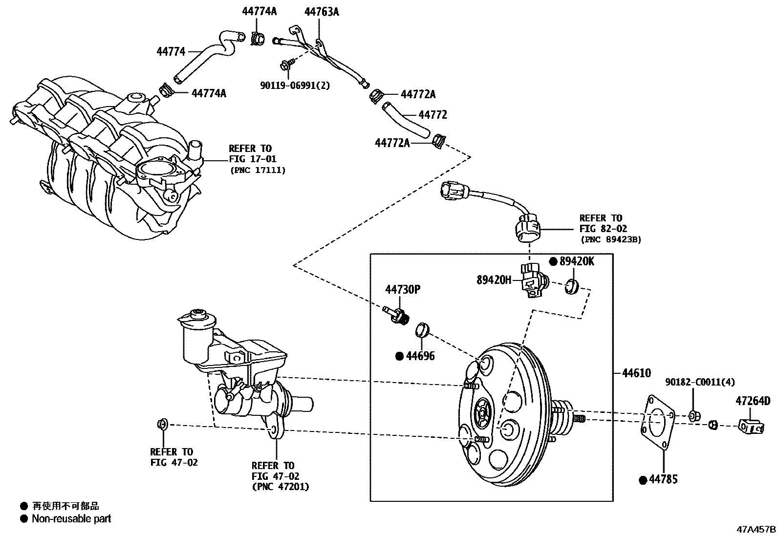 4703 — BRAKE BOOSTER & VACUUM TUBE