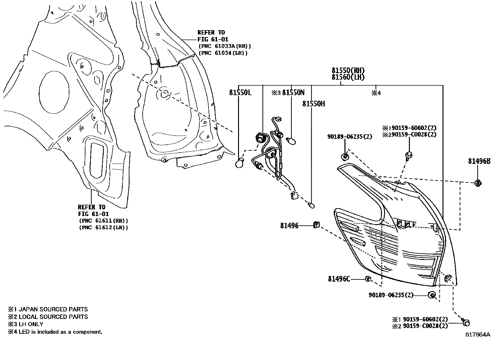 8111 — REAR COMBINATION LAMP