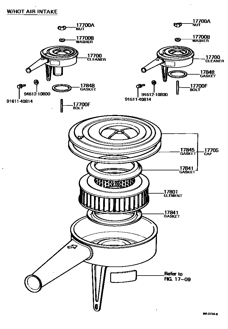 1703 — AIR CLEANER