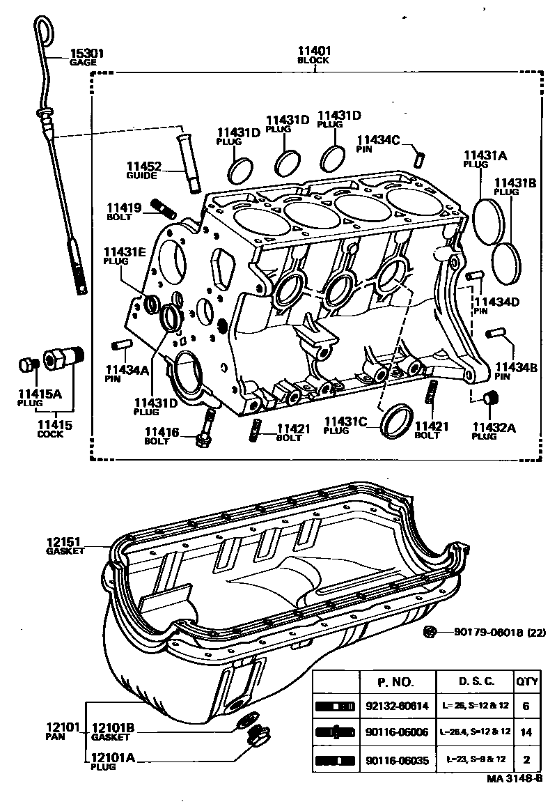 1105 — CYLINDER BLOCK