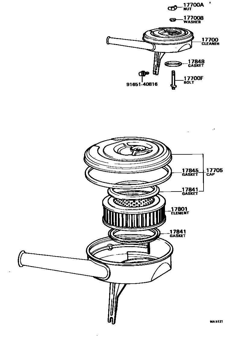 1703 — AIR CLEANER
