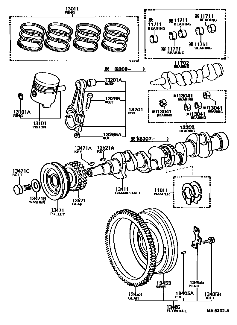 1301 — CRANKSHAFT & PISTON