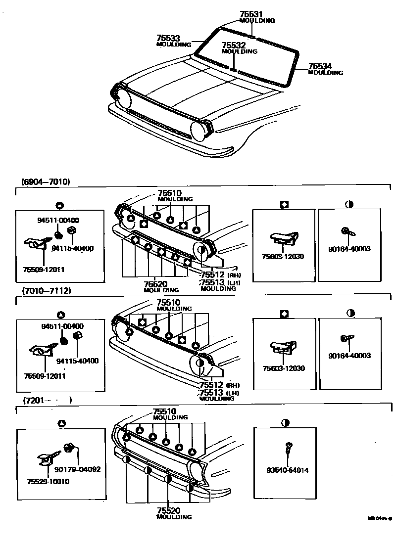 7502 — FRONT MOULDING