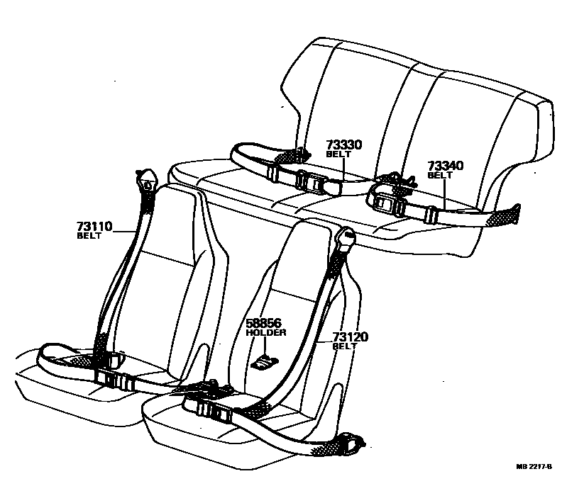 7104 — SEAT BELT & CHILD RESTRAINT SEAT