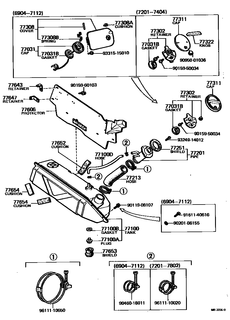 7701 — FUEL TANK & TUBE