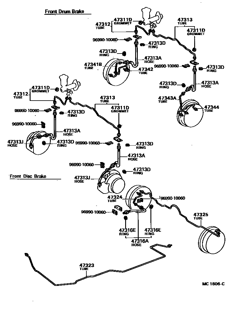 4708 — BRAKE TUBE & CLAMP