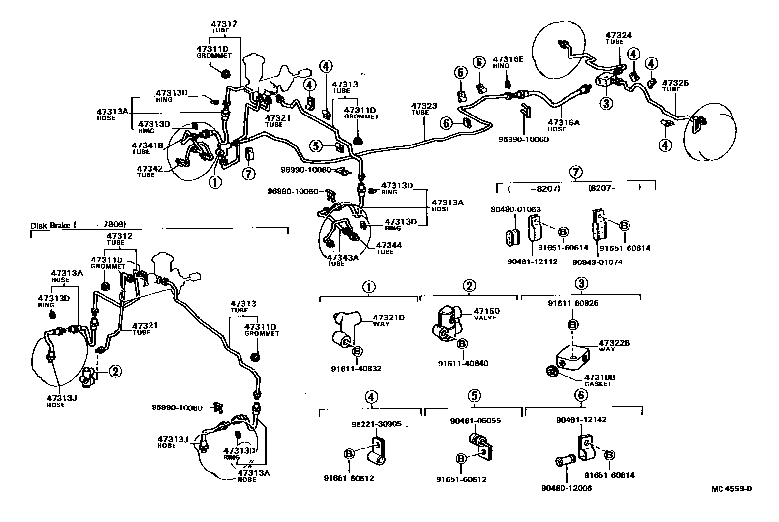 4708 — BRAKE TUBE & CLAMP