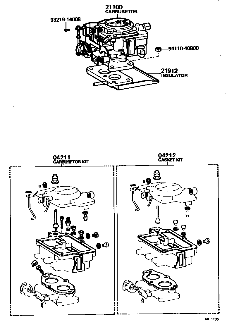2102 — CARBURETOR ASSEMBLY