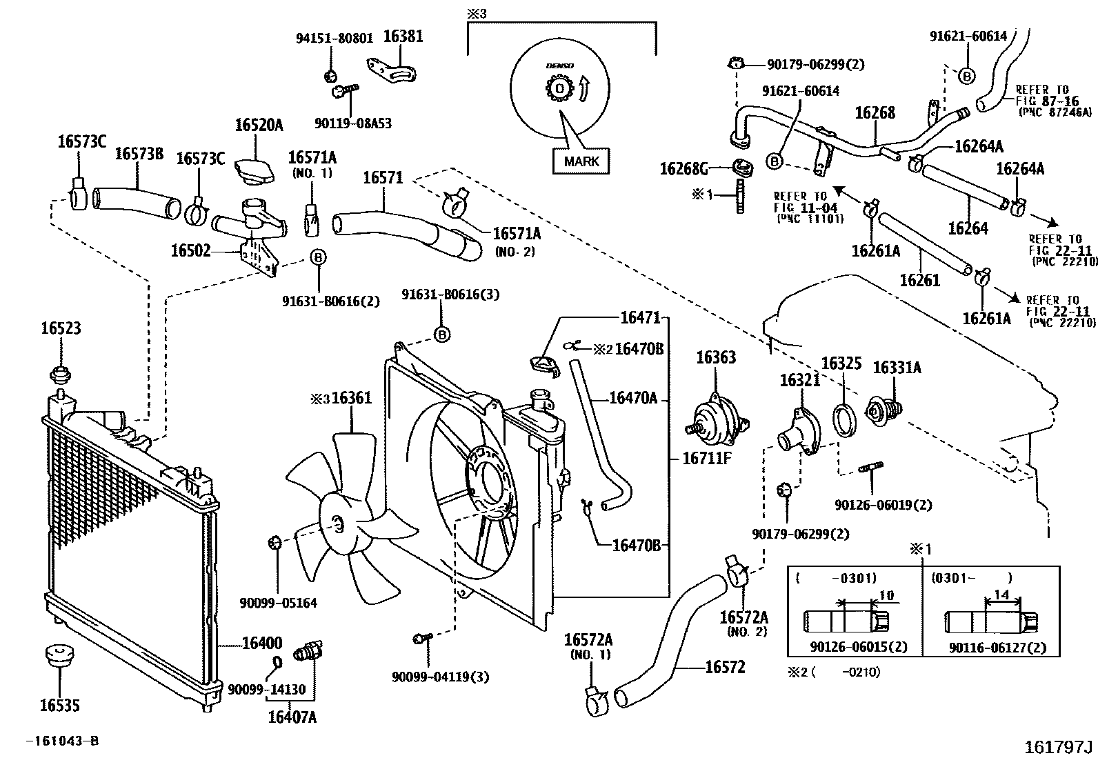 1603 — RADIATOR & WATER OUTLET