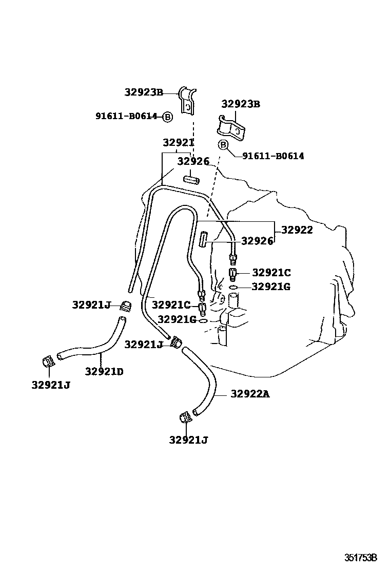3514 — OIL COOLER & TUBE (ATM)
