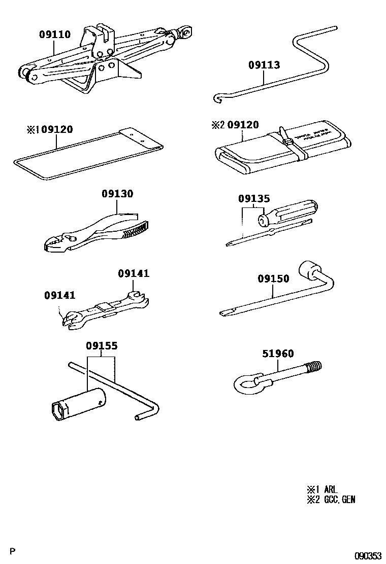 0901 — STANDARD TOOL