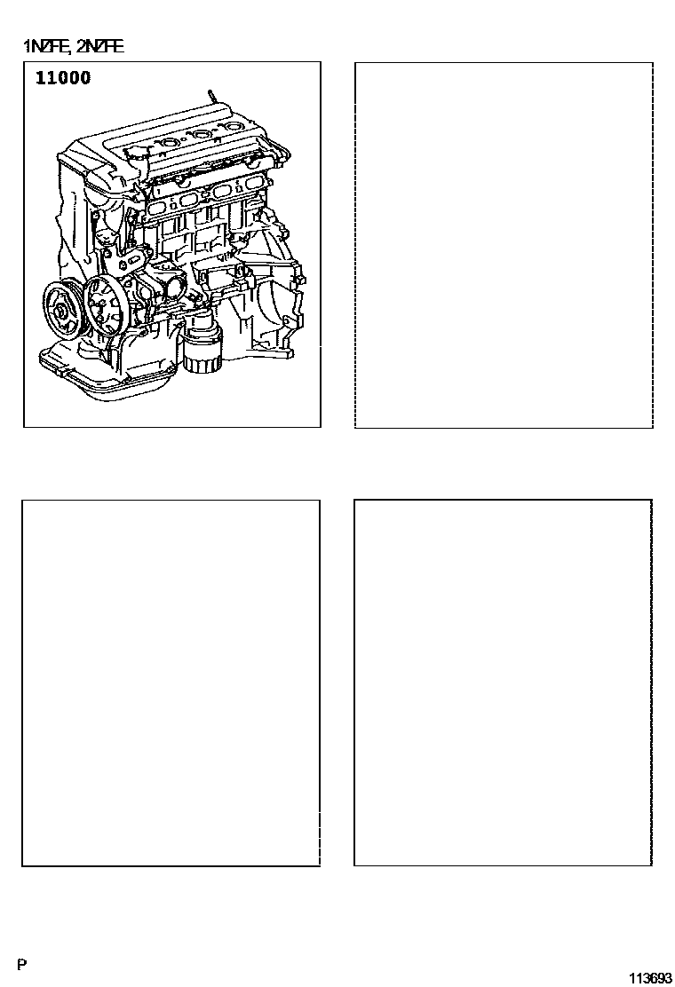 1101 — PARTIAL ENGINE ASSEMBLY