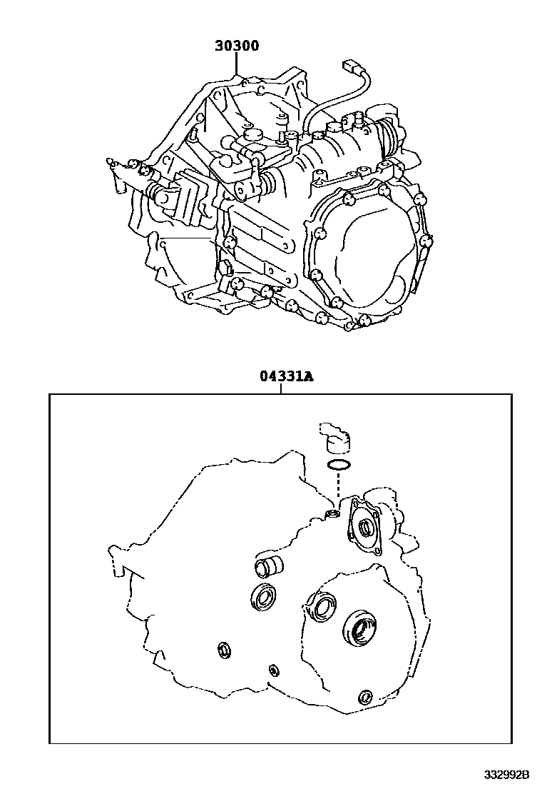 3301 — TRANSAXLE OR TRANSMISSION ASSY & GASKET KIT (MTM)