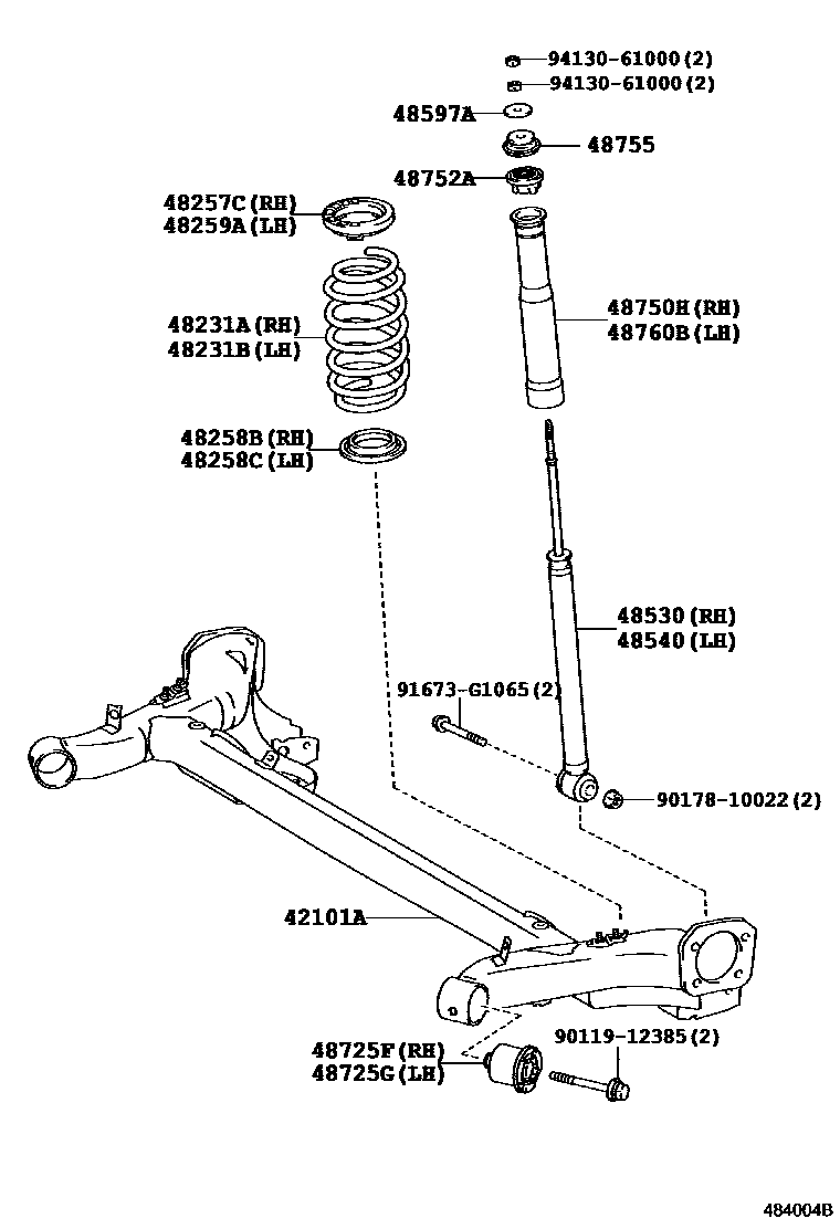 4804 — REAR SPRING & SHOCK ABSORBER