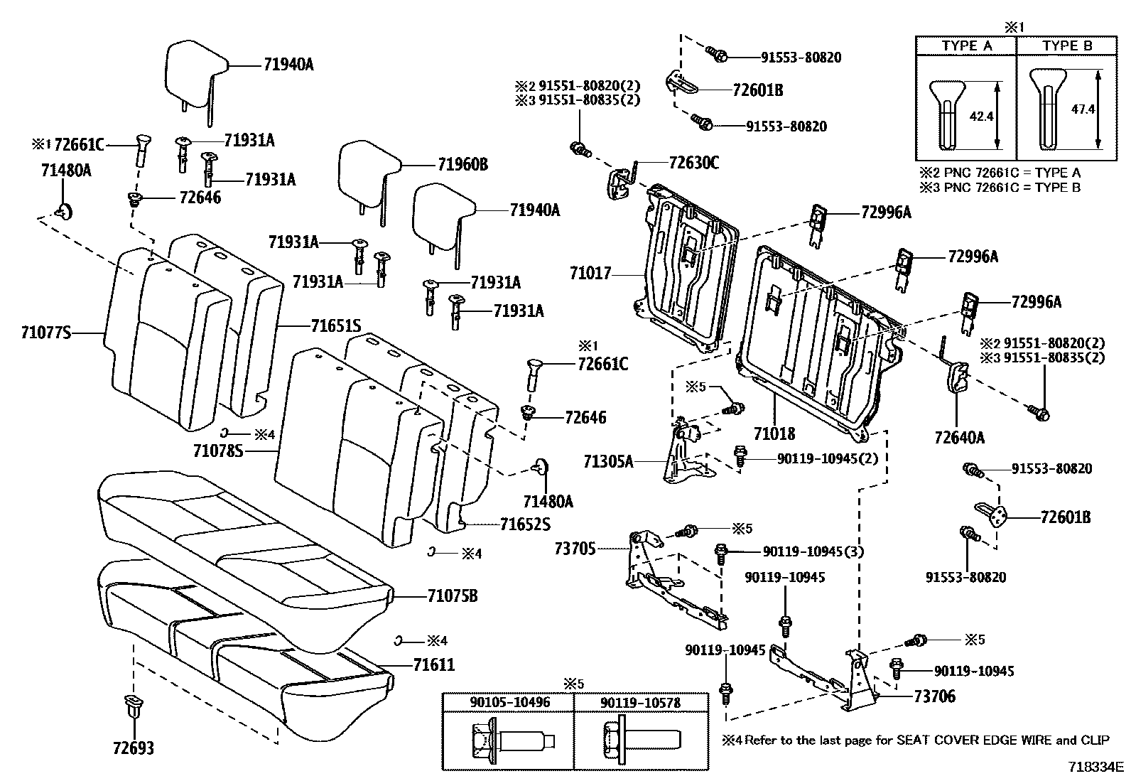 7102 — REAR SEAT & SEAT TRACK