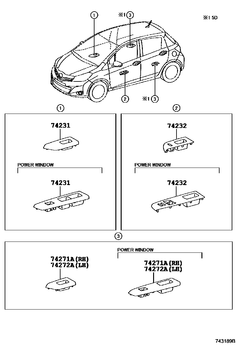 7401 — ARMREST & VISOR