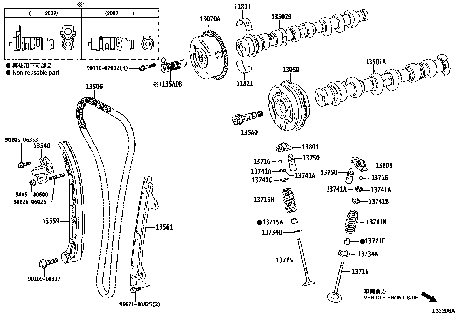 1302 — CAMSHAFT & VALVE