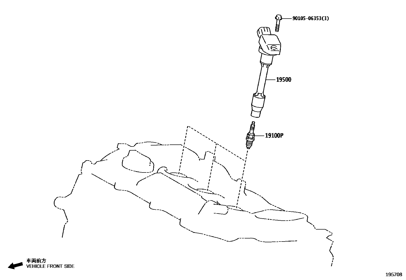 1901 — IGNITION COIL & SPARK PLUG / GLOW PLUG