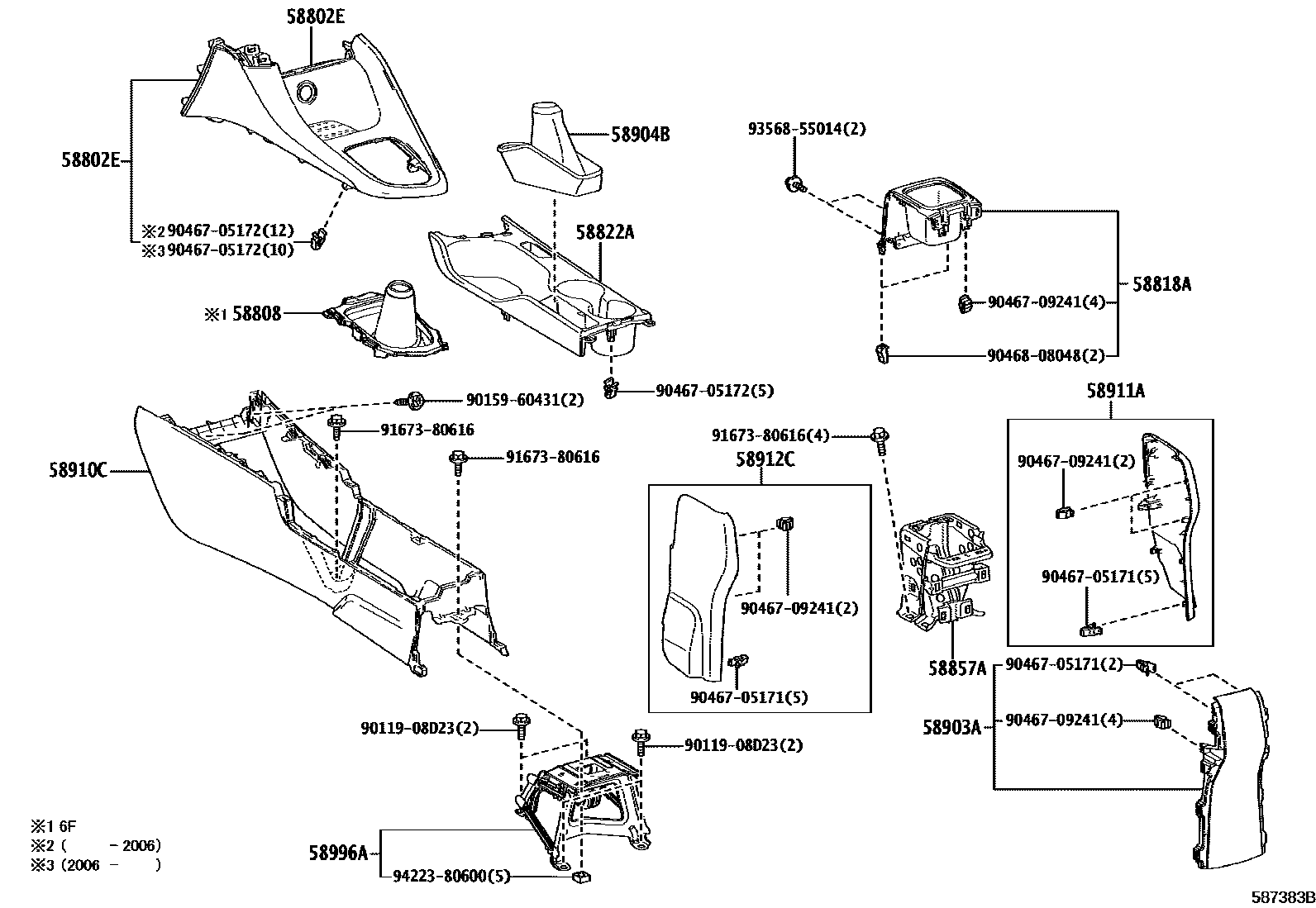 5806 — CONSOLE BOX & BRACKET
