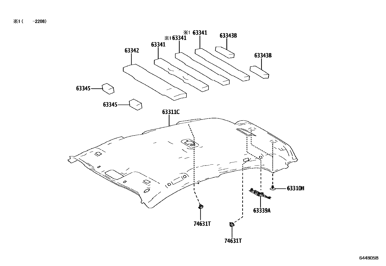 6402 — ROOF HEADLINING & SILENCER PAD