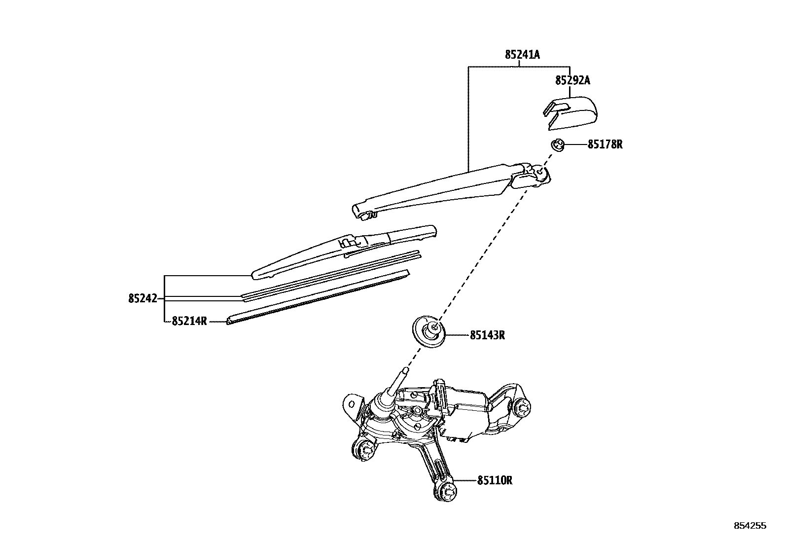 8502 — REAR WIPER