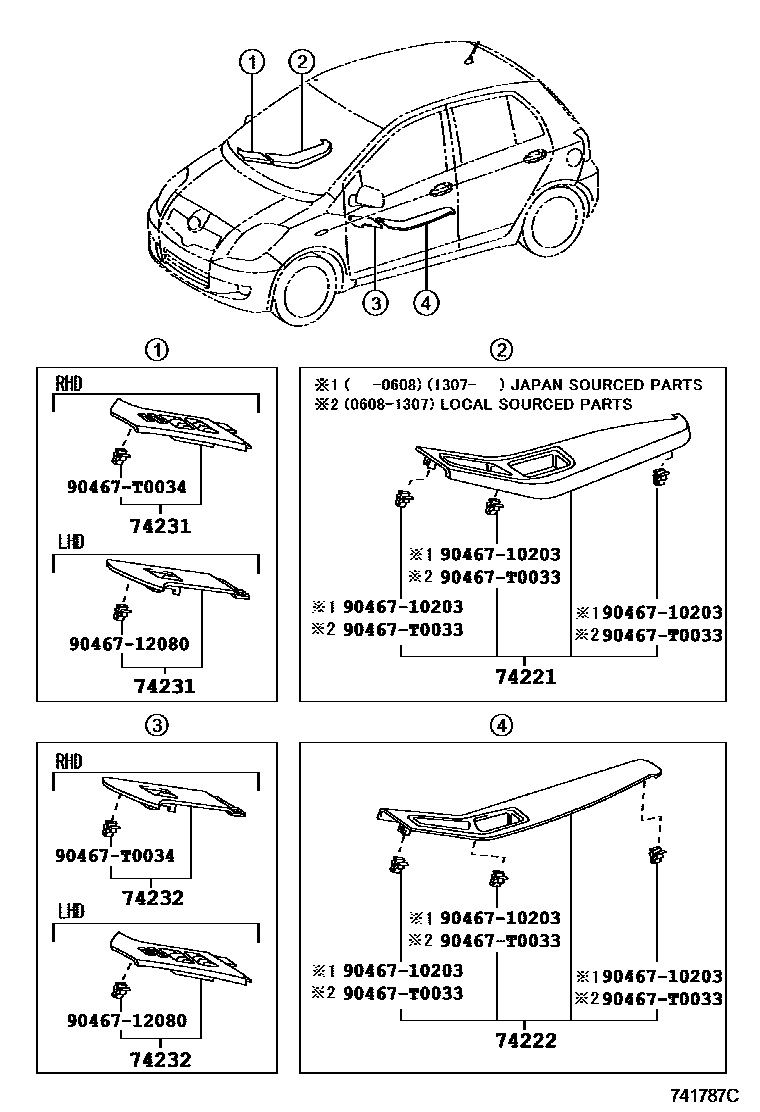 7401 — ARMREST & VISOR