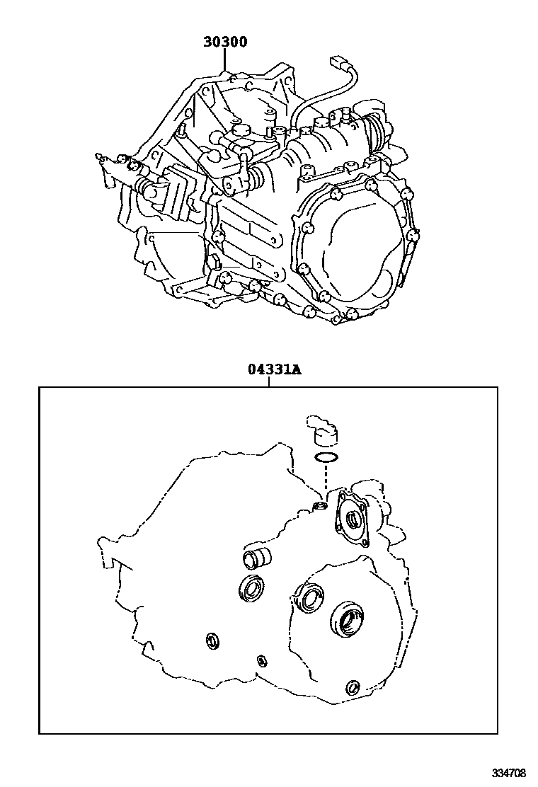 3301 — TRANSAXLE OR TRANSMISSION ASSY & GASKET KIT (MTM)