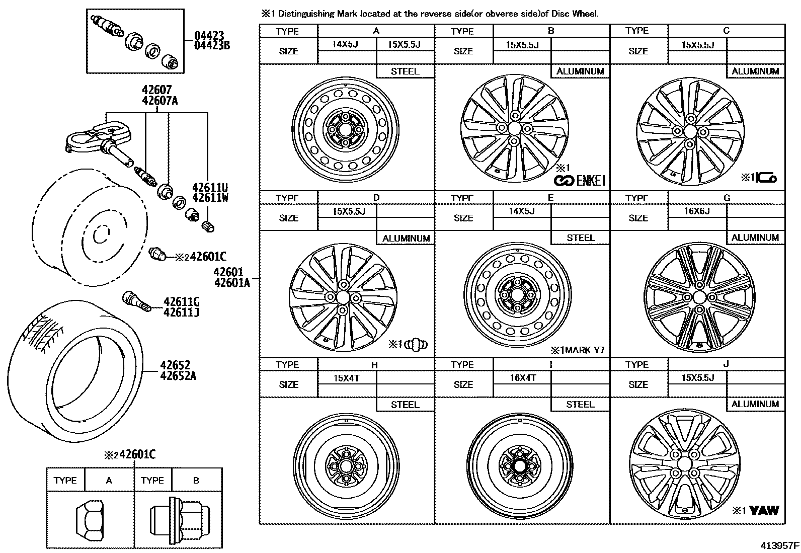 4103 — DISC WHEEL & WHEEL CAP