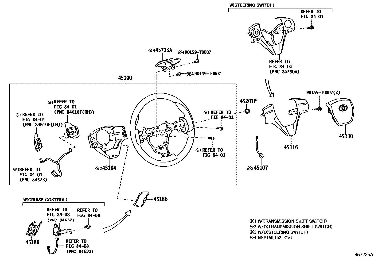 4504 — STEERING WHEEL