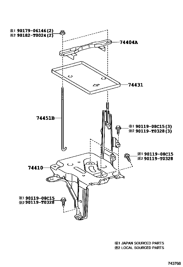 7402 — BATTERY CARRIER