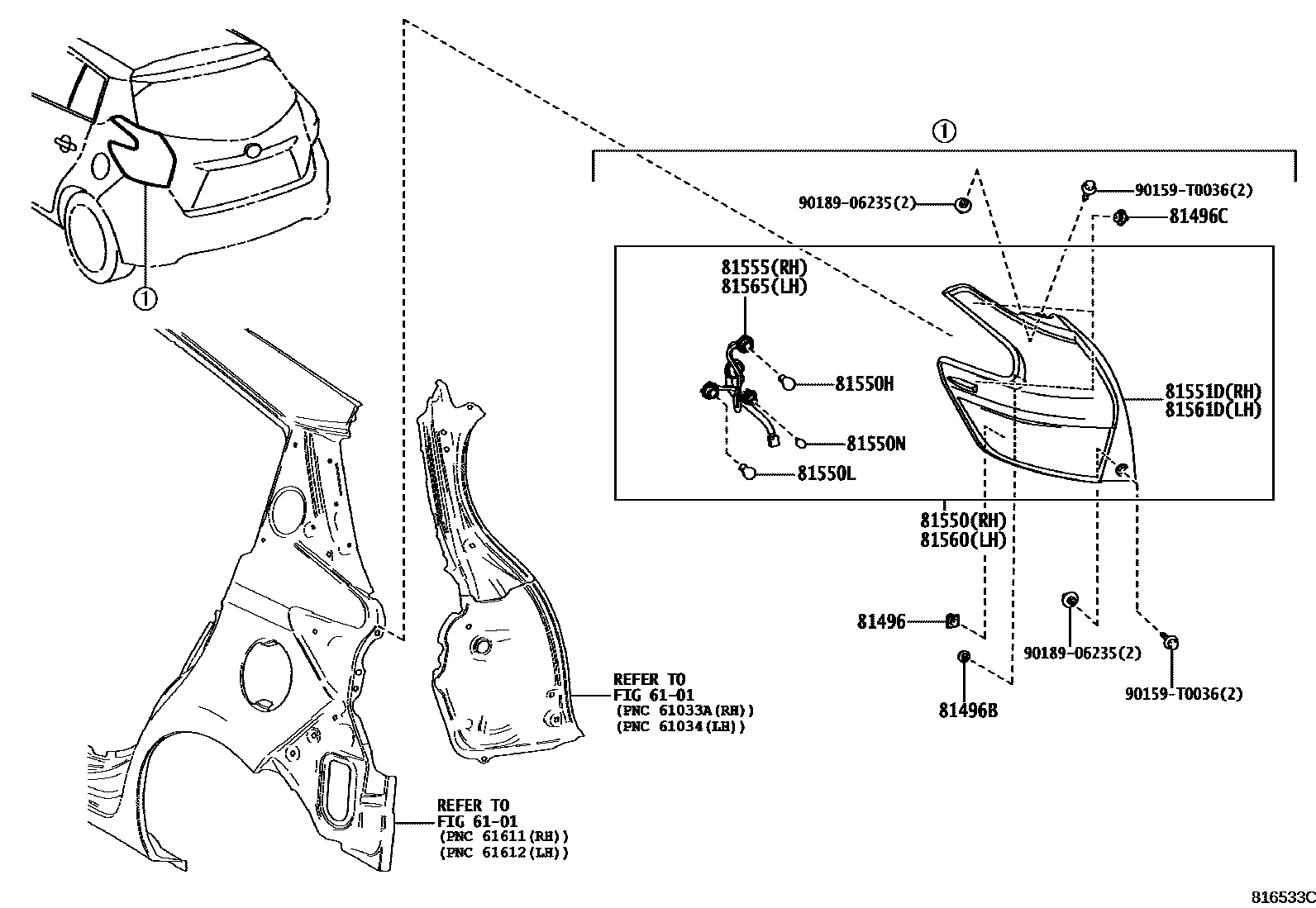 8111 — REAR COMBINATION LAMP