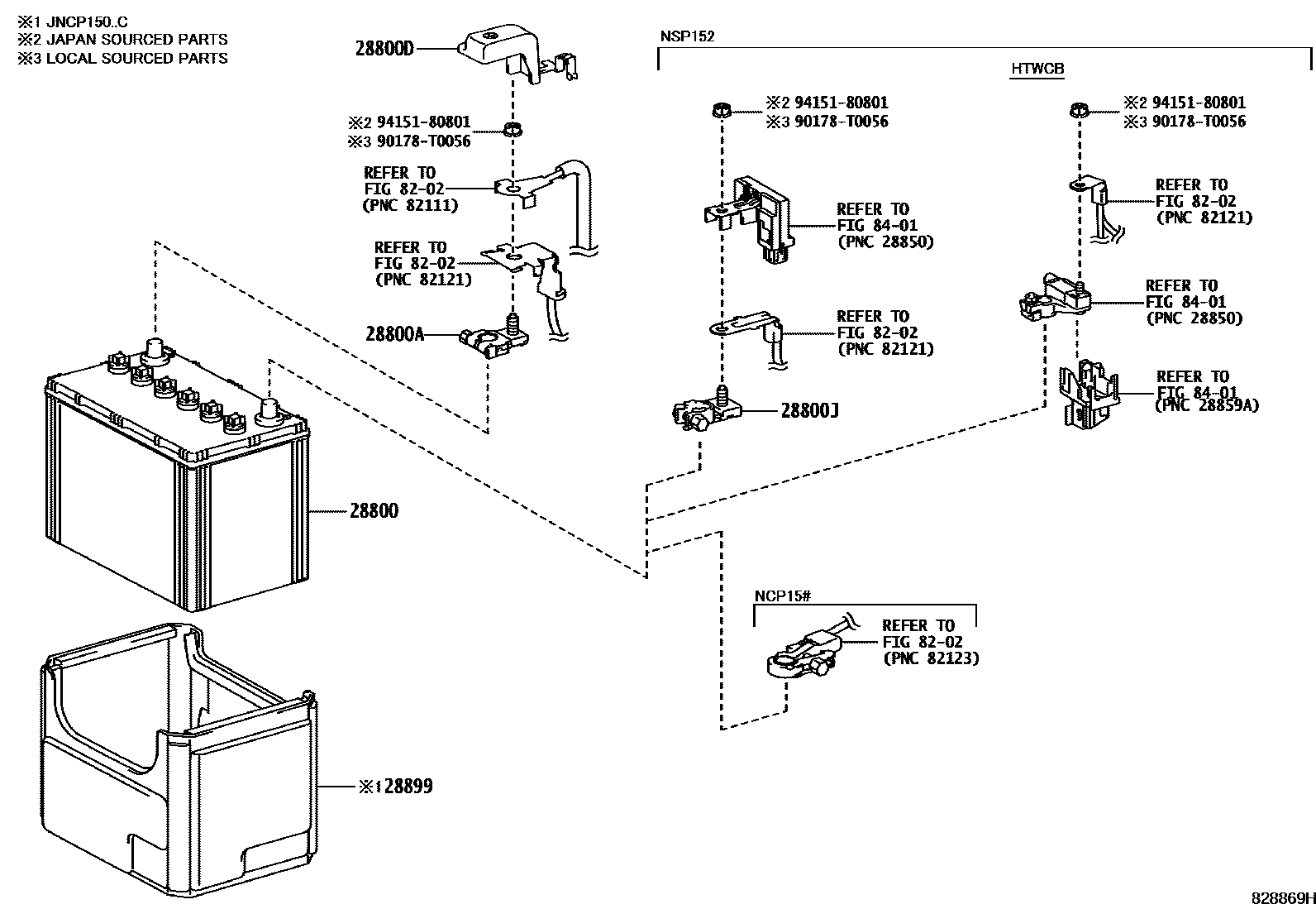 8201 — BATTERY & BATTERY CABLE