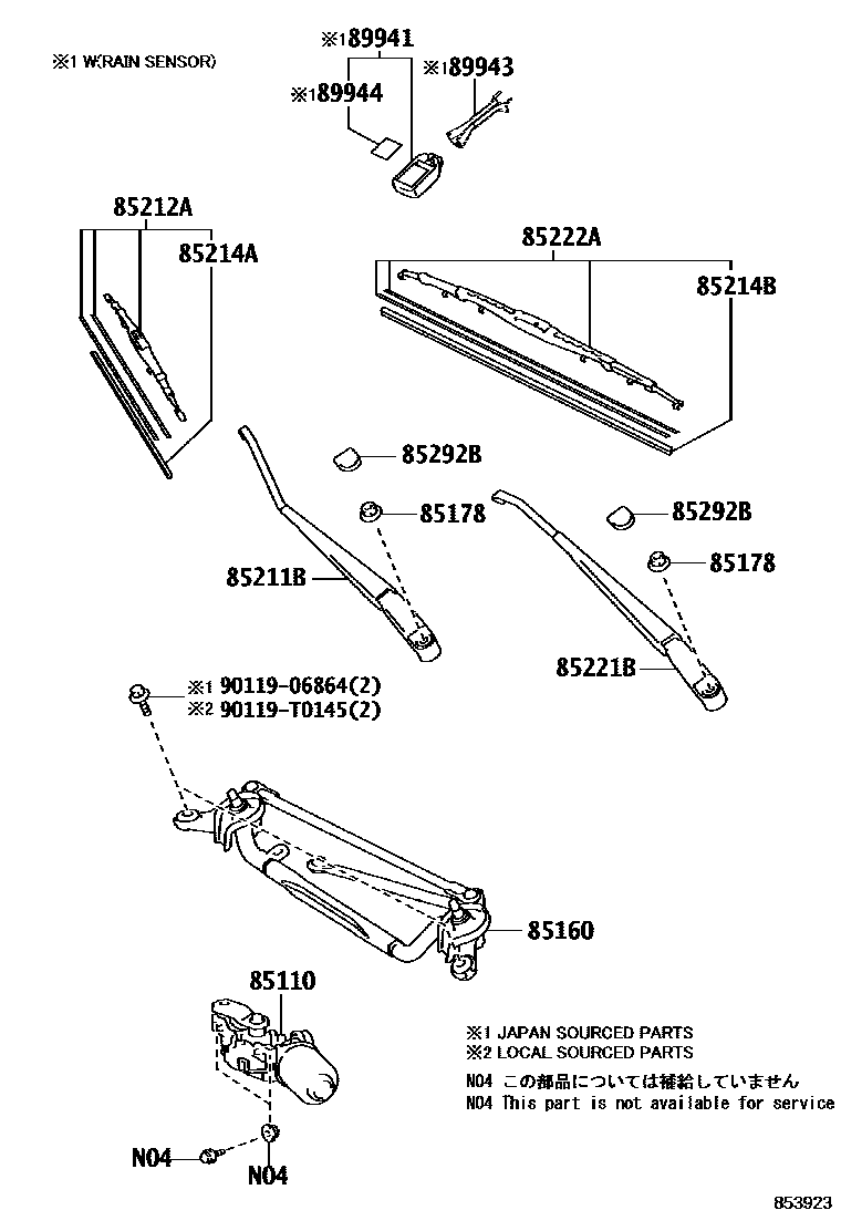8501 — WINDSHIELD WIPER