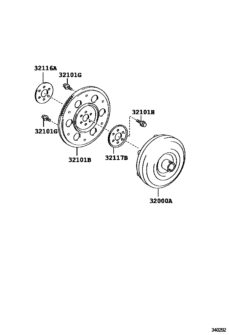3402 — TORQUE CONVERTER, FRONT OIL PUMP(CVT)