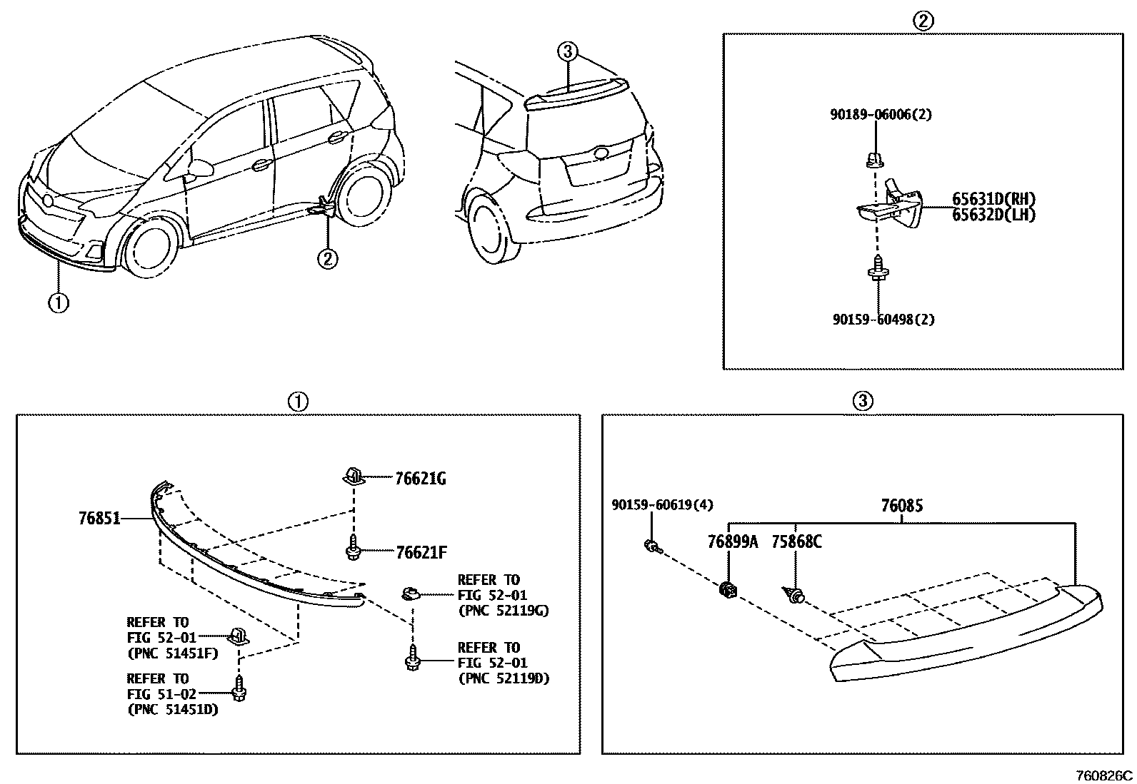 7601 — MUDGUARD & SPOILER