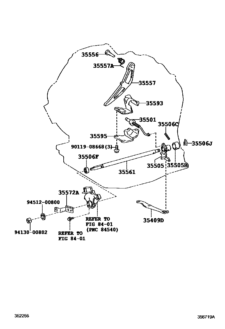 3513 — THROTTLE LINK & VALVE LEVER (ATM)