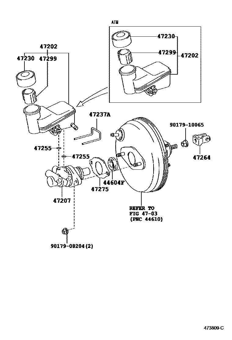4702 — BRAKE MASTER CYLINDER
