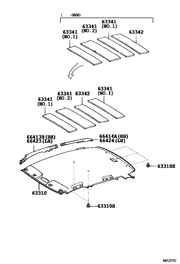 6402 — ROOF HEADLINING & SILENCER PAD