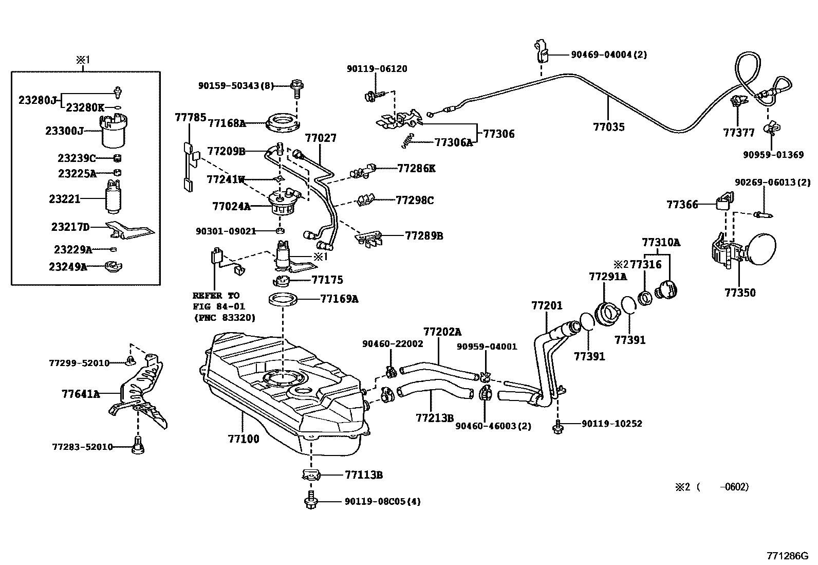 7701 — FUEL TANK & TUBE