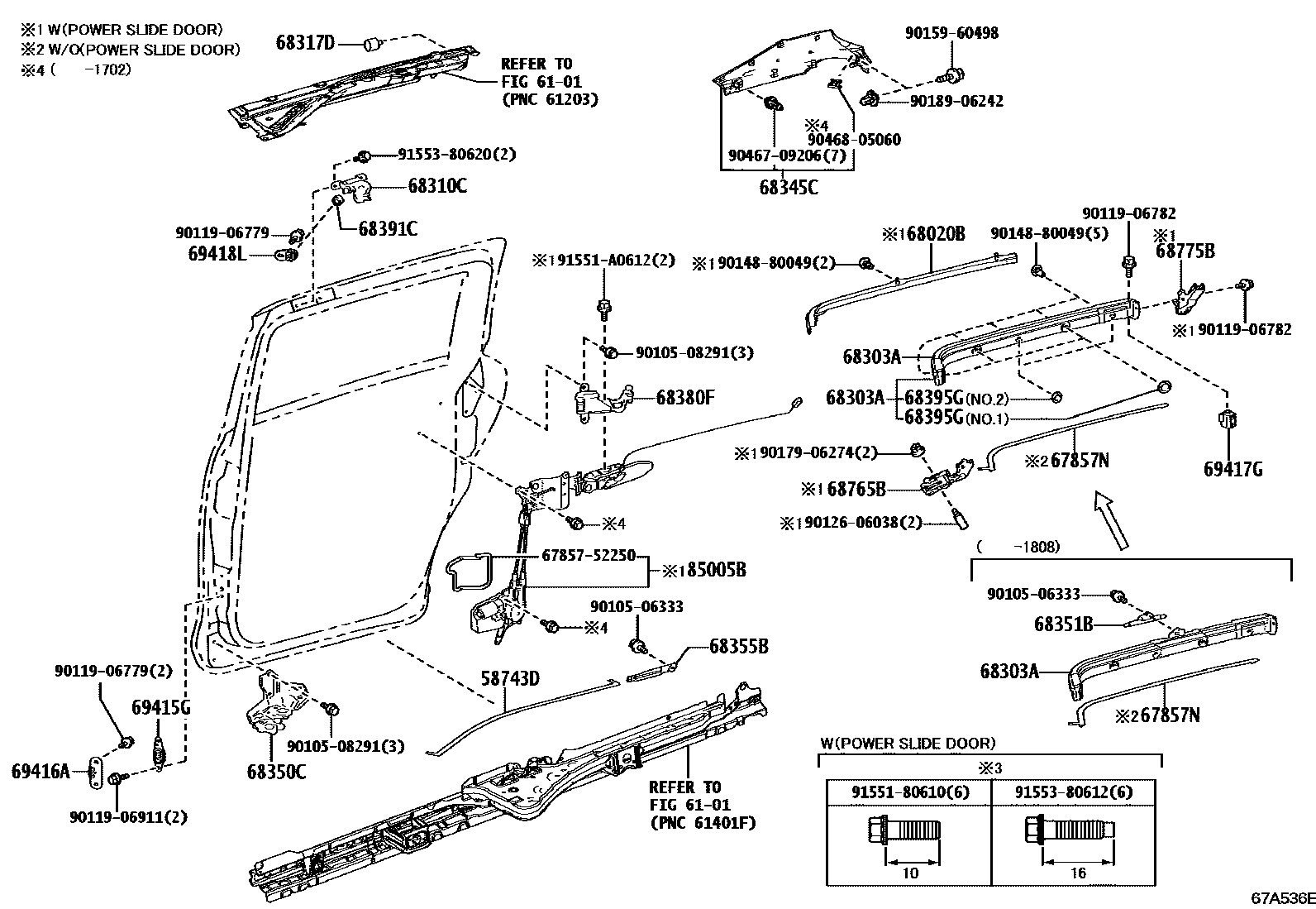 6711 — SLIDE DOOR ROLLER & RAIL