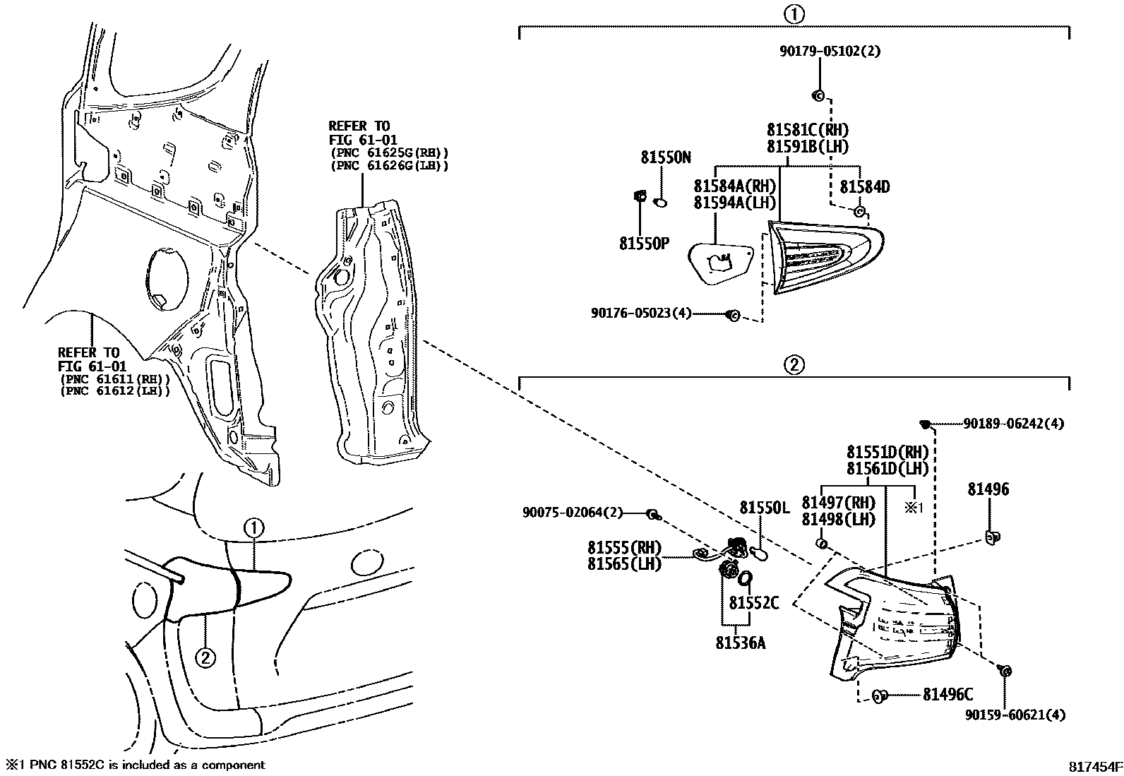 8111 — REAR COMBINATION LAMP