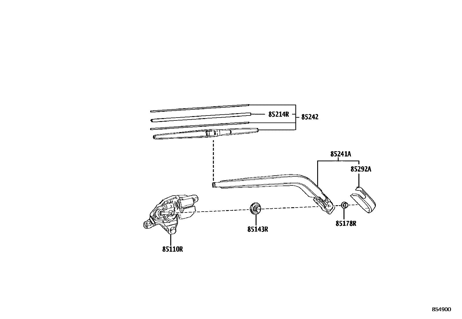 8502 — REAR WIPER