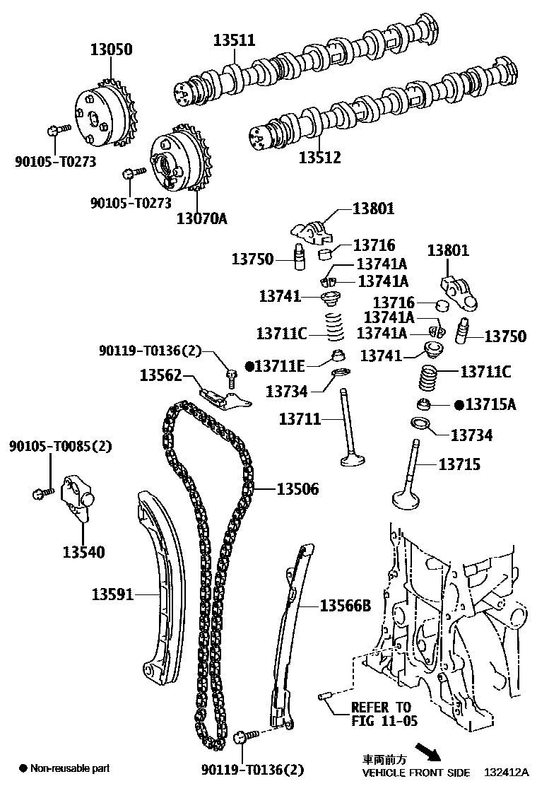 1302 — CAMSHAFT & VALVE